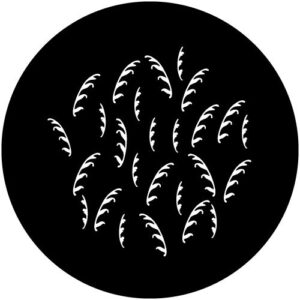 T189-2 Fern Leaves Stainless Steel Gobo