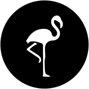 T922-1 Flamingo Silhouette