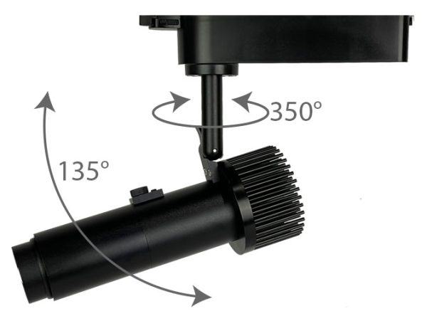 M20AT Track Mount LED Gobo Projector - Image 2