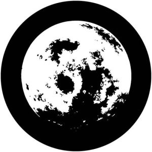 G2387-4 White Vector Moon