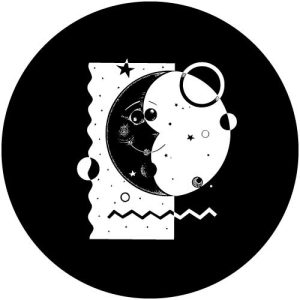 G2390-2 Cartoon Moon