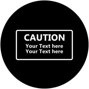G2580 Caution Your Text