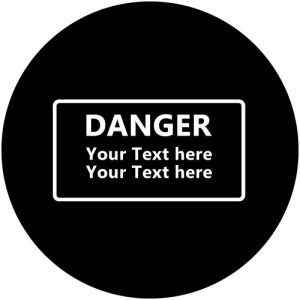 G2582 Danger Your Text