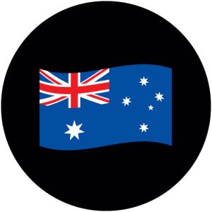 GC3261 Waved Australian Flag
