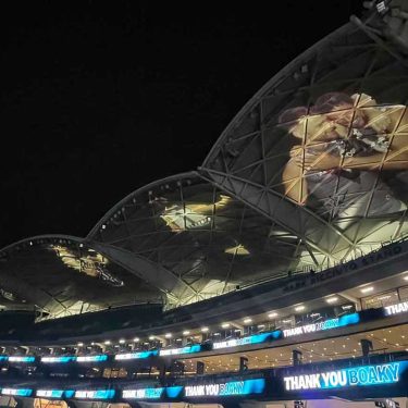 AJS Lighting Sound Events 2025 AFL Player Tribute
