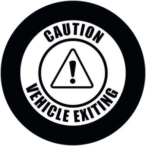 G2584-3 Vehicle Exiting