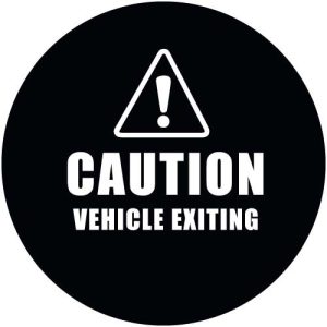 G2584-4 Caution Vehicle Sign